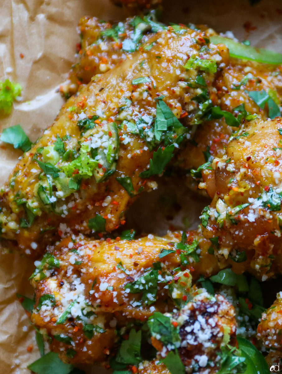 Elote Chicken Wings