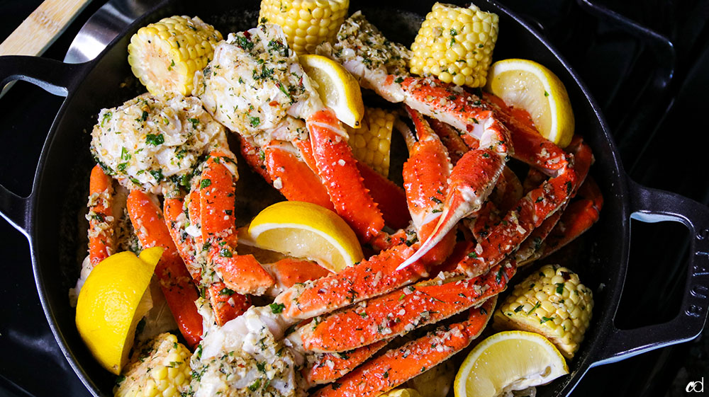 Garlic Butter Crab Legs