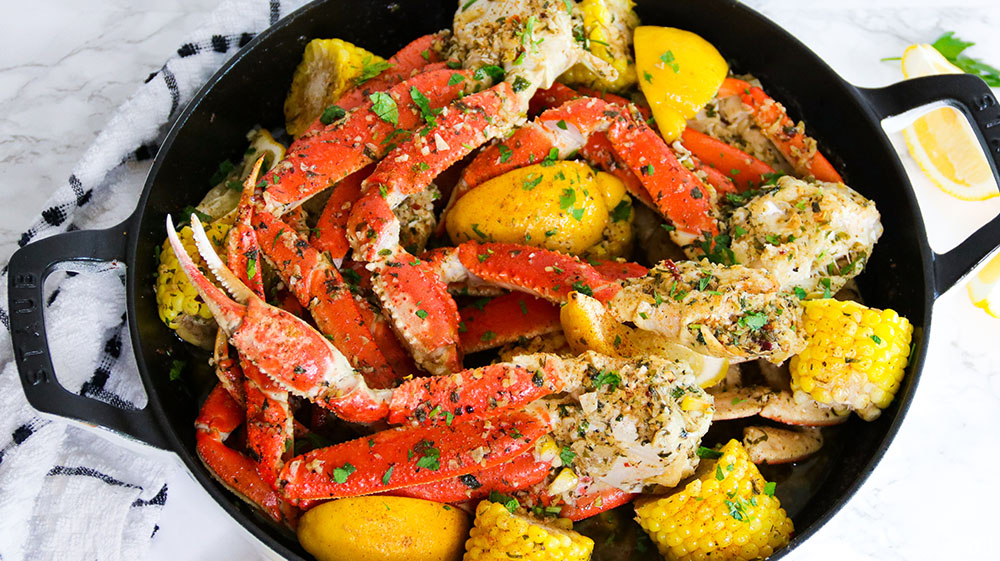 Garlic Butter Crab Legs