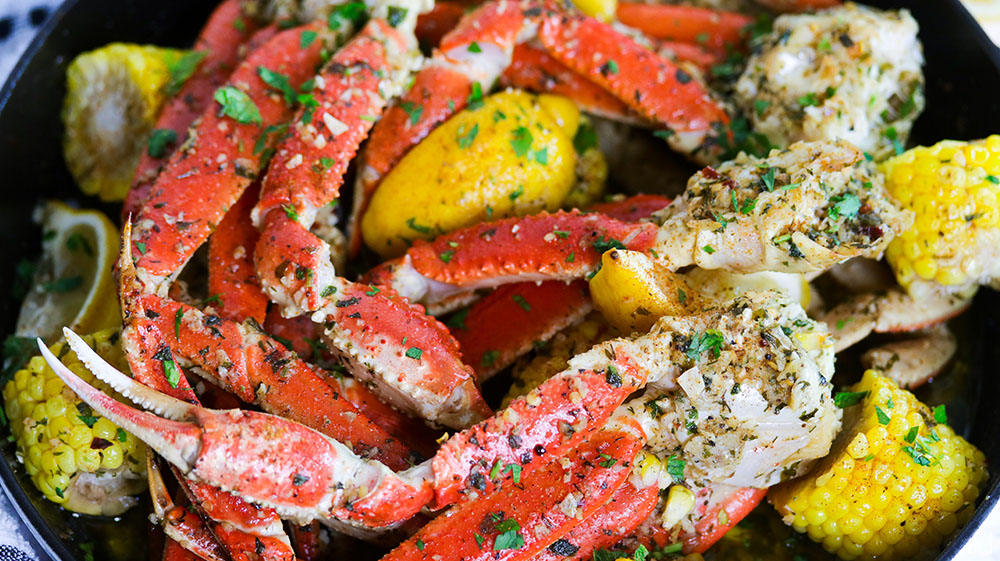 Garlic Butter Crab Legs