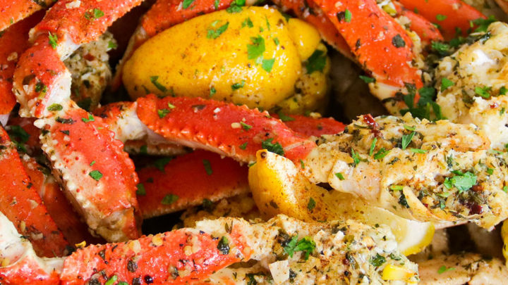 Garlic Butter Crab Legs