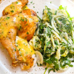 Roast Chicken Shaved Fennel Arugula Salad