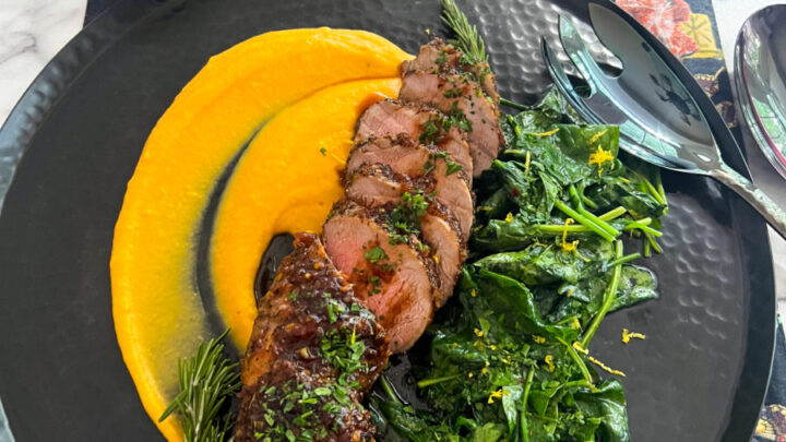Bourbon Glazed Pork Tenderloin