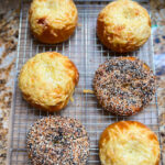 Everything bagels, asiago bagels
