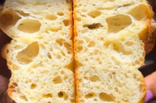 3 Hour Focaccia Bubbly Crumb