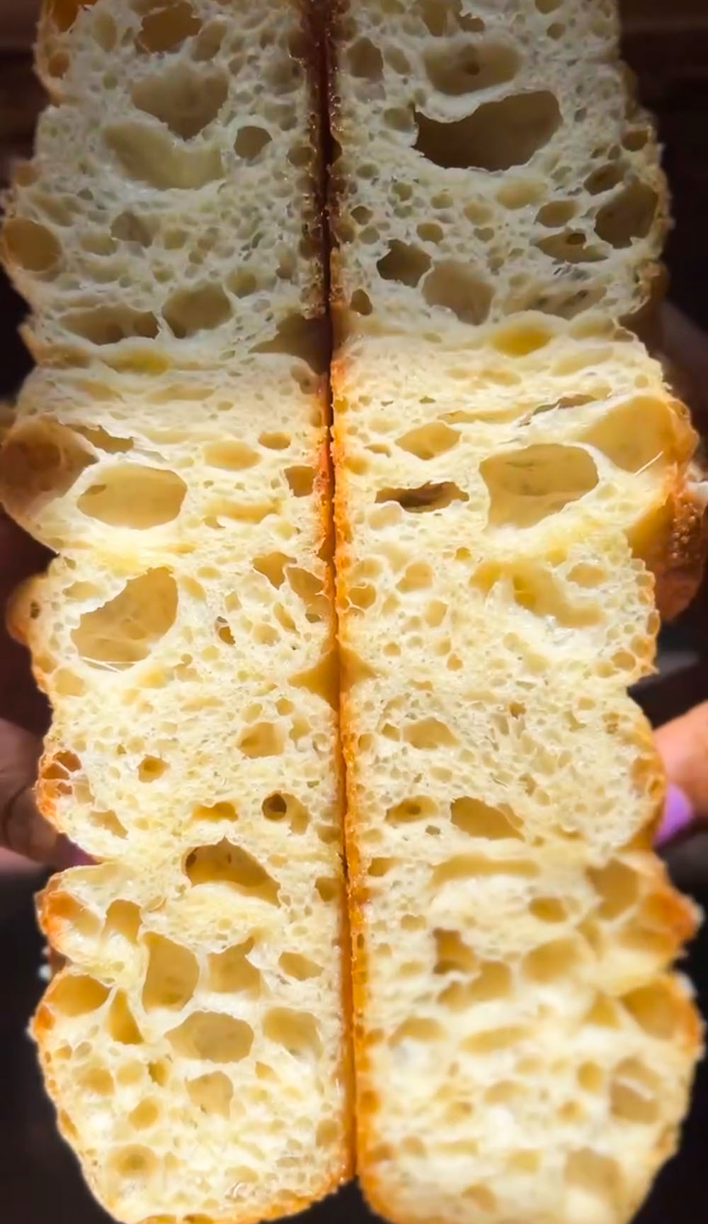 3 Hour Focaccia Bubbly Crumb