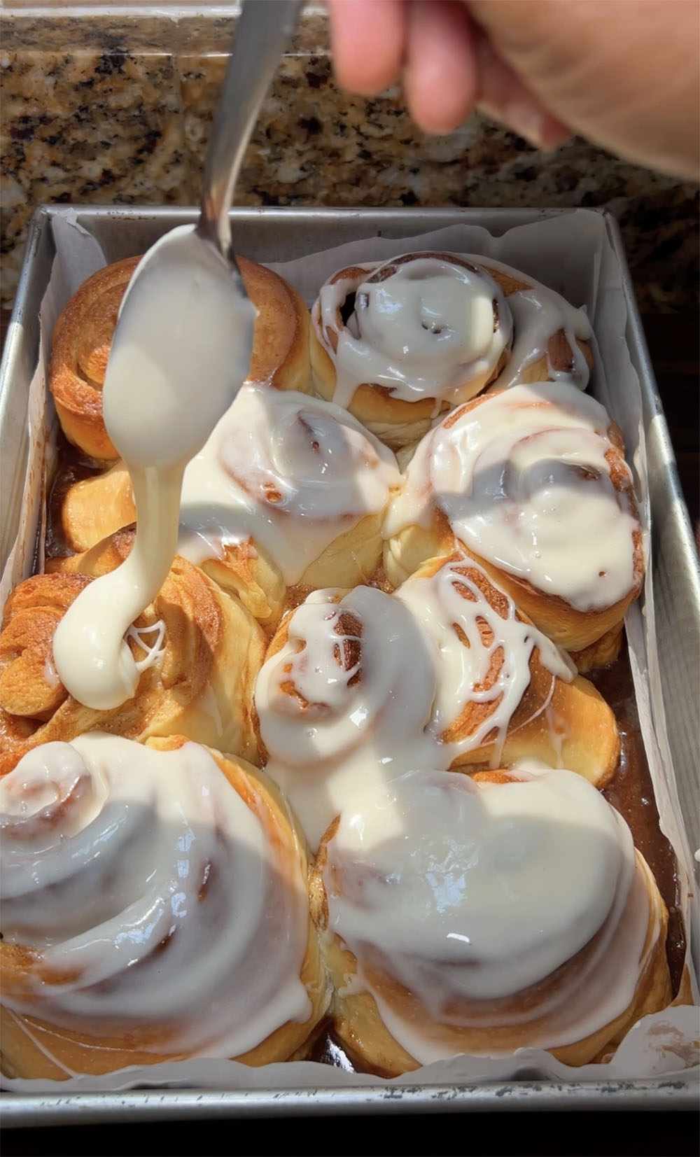 freshly baked hawaiian sweet cinnamon rolls