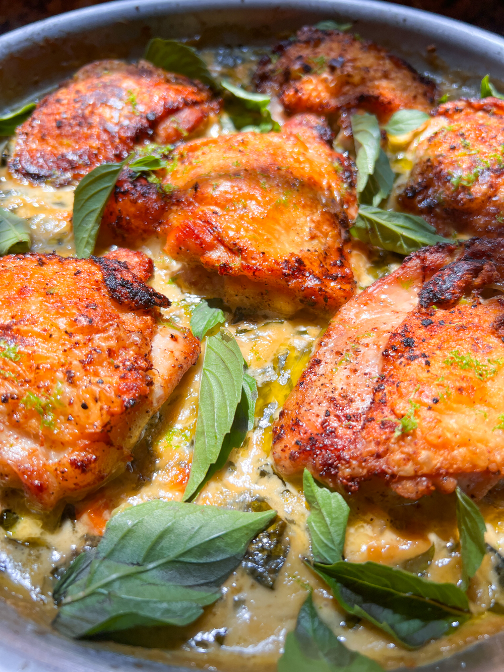 Green Coconut Curry Chicken