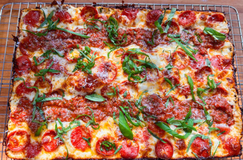 Delicious Detroit Style Pizza