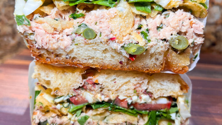 Pan Bagnat On Focaccia